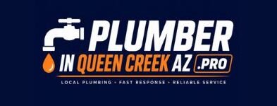 Professional logo for Plumber in Queen Creek AZ, highlighting same-day plumbing repairs, 24/7 emergency service, and a modern brand identity for PlumberinQueenCreekaz.pro.
